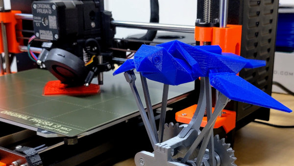 3D printed turtle