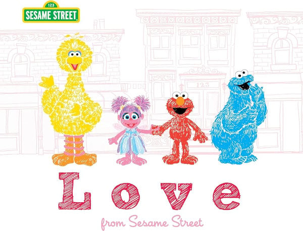 Book cover: Love from Sesame Street