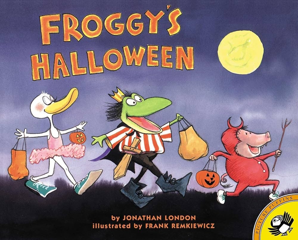 Playful book cover of animals in Halloween costumes