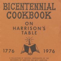 Bicentennial Cookbook On Harrison’s Table 1976